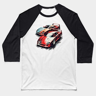 Ferrari F40 Baseball T-Shirt